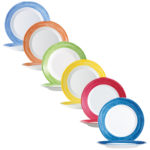 Teller flach 'Brush'